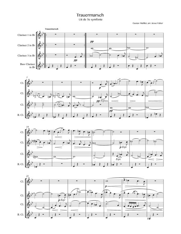 Trauermarsch (5e symfonie) - Mahler